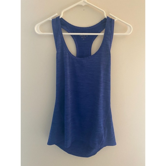 Athleta Tops - Athleta Womens Racerback Tank Top Blue Space Dye Athletic Workout Shirt S